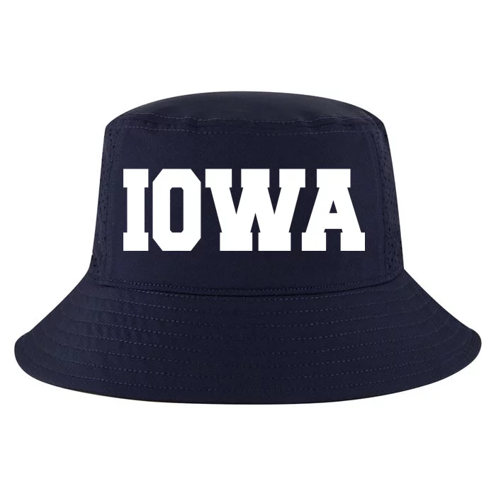 IOWA Team College University Logo Cool Comfort Performance Bucket Hat