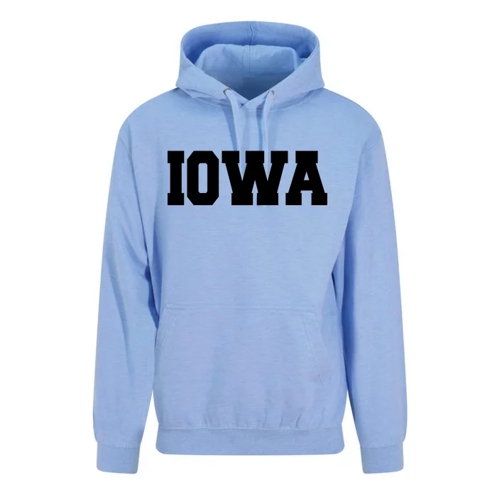 IOWA Team College University Logo Unisex Surf Hoodie