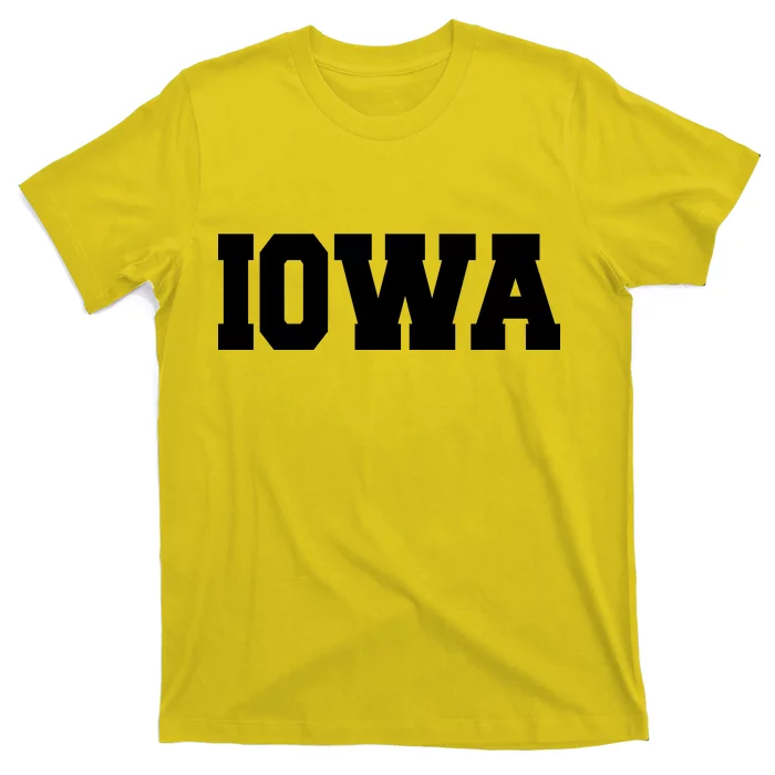 IOWA Team College University Logo T-Shirt | TeeShirtPalace