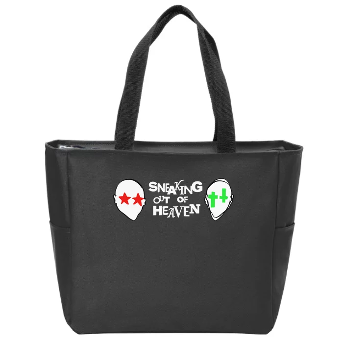 Intellectual Property 2 2 Heads Sneaking Out Of Heaven Zip Tote Bag