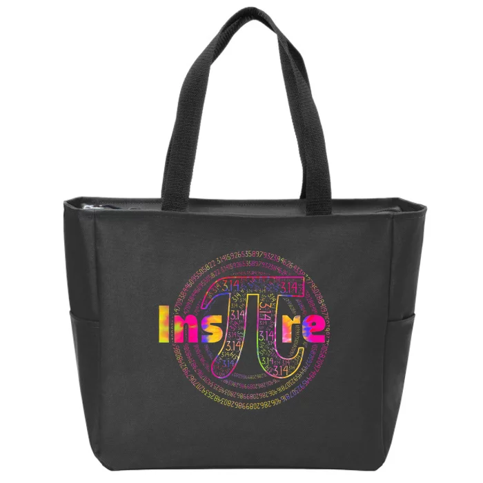 Inspire Pi 3.14 Math Teacher Pi National Day Zip Tote Bag