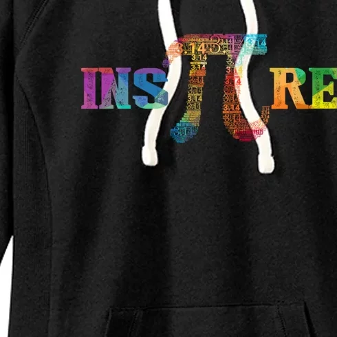 Inspire Pi 3 14 Math Teacher Student National Pi Day Gift Cute Gift Women's Fleece Hoodie