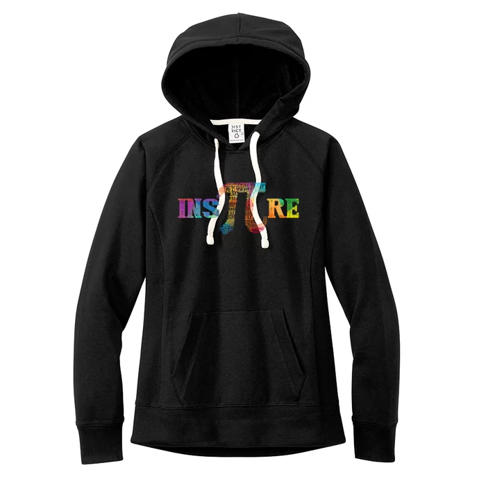 Inspire Pi 3 14 Math Teacher Student National Pi Day Gift Cute Gift Women's Fleece Hoodie