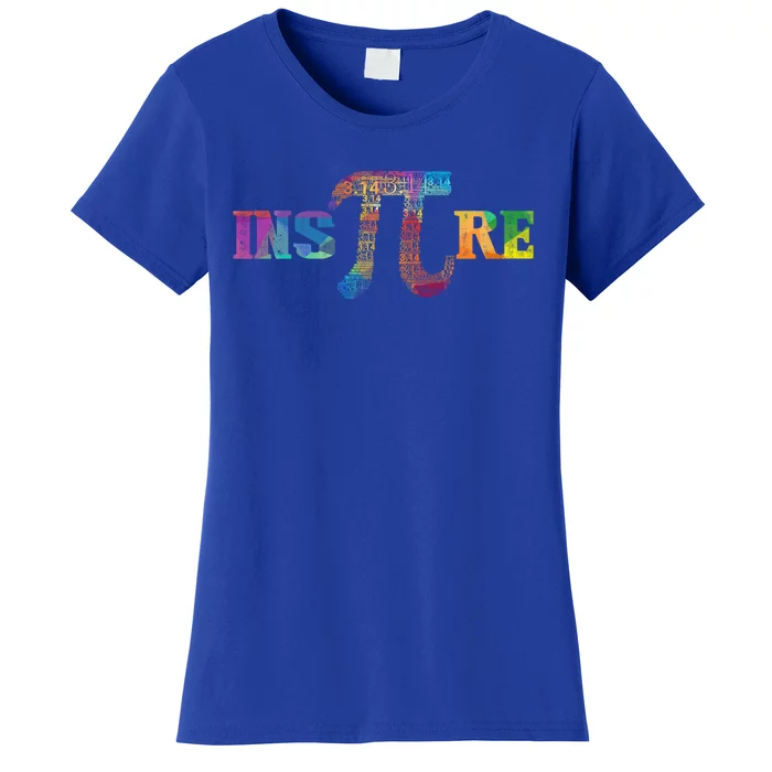 Inspire Pi 3 14 Math Teacher Student National Pi Day Gift Cute Gift Women's T-Shirt