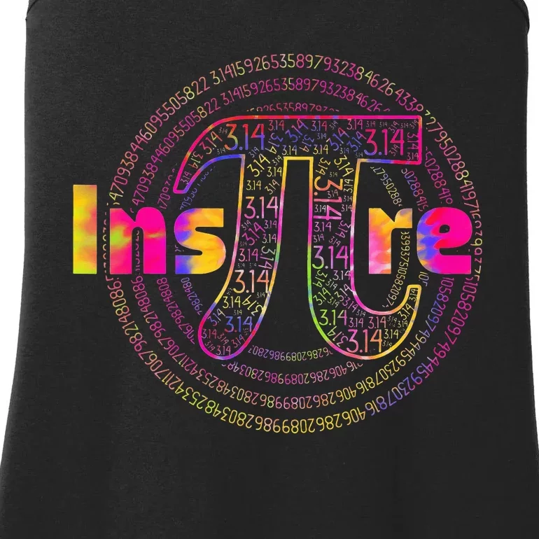 Inspire Pi 3.14 Math Teacher Pi National Day Ladies Essential Tank