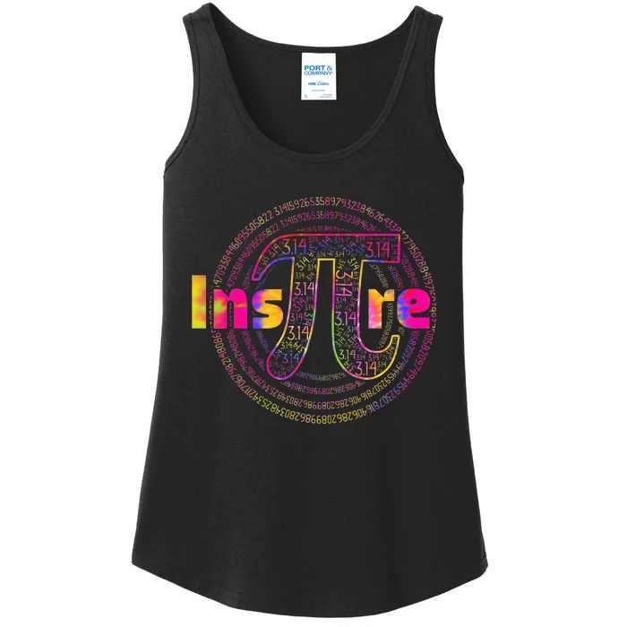 Inspire Pi 3.14 Math Teacher Pi National Day Ladies Essential Tank