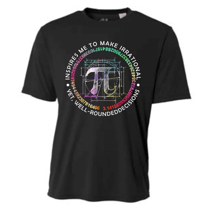 Inspire Pi 3 14 Math Teacher Pi National Day Gift Cooling Performance Crew T-Shirt