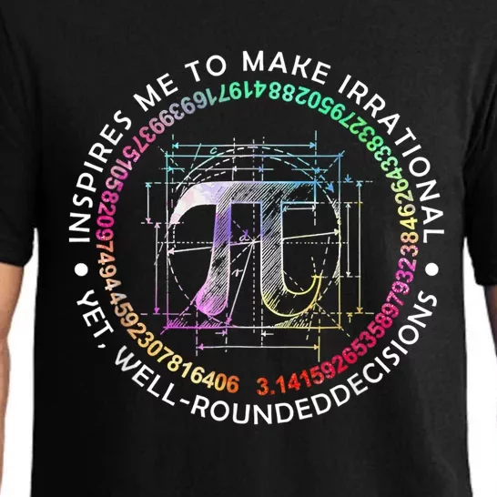 Inspire Pi 3 14 Math Teacher Pi National Day Gift Pajama Set