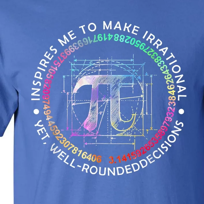 Inspire Pi 3 14 Math Teacher Pi National Day Gift Tall T-Shirt