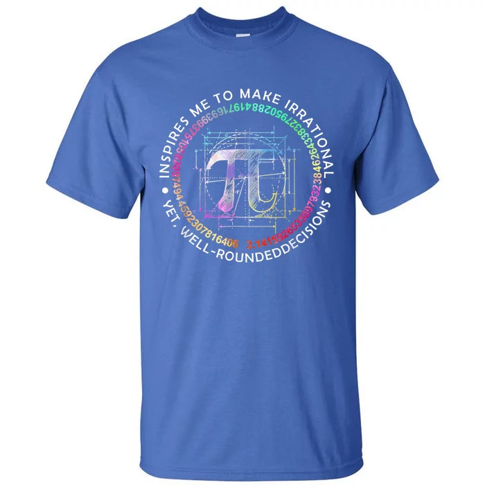 Inspire Pi 3 14 Math Teacher Pi National Day Gift Tall T-Shirt