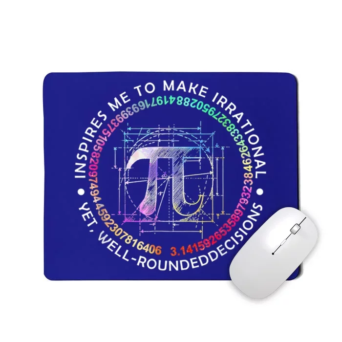 Inspire Pi 3 14 Math Teacher Pi National Day Gift Mousepad