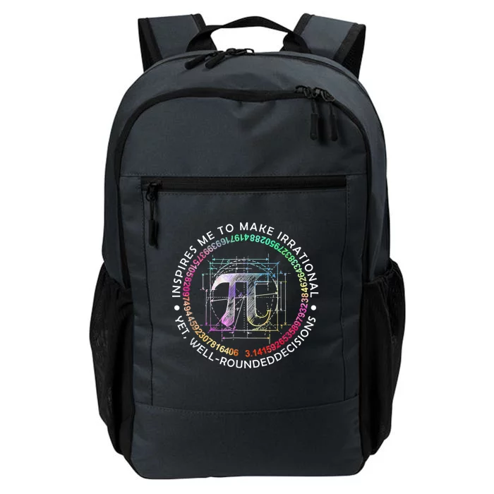 Inspire Pi 3 14 Math Teacher Pi National Day Gift Daily Commute Backpack