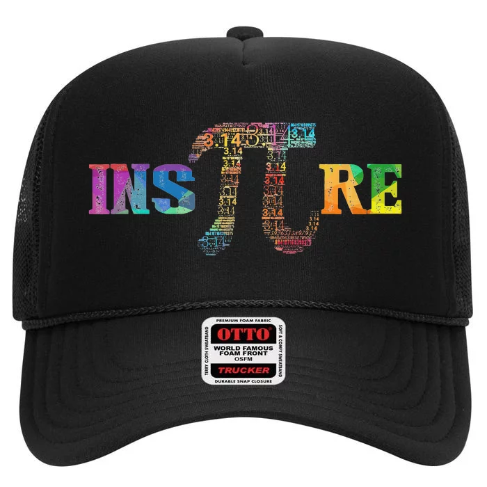 Inspire Pi 3.14 Math Teacher Pi funny National Day High Crown Mesh Trucker Hat