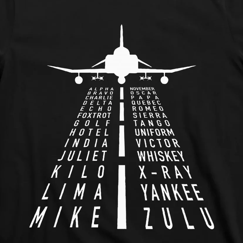 International Phonetic Alphabet With F4 Phantom Ii T-Shirt