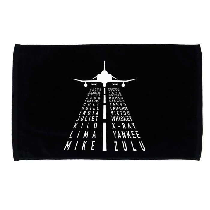 International Phonetic Alphabet With F4 Phantom Ii Microfiber Hand Towel