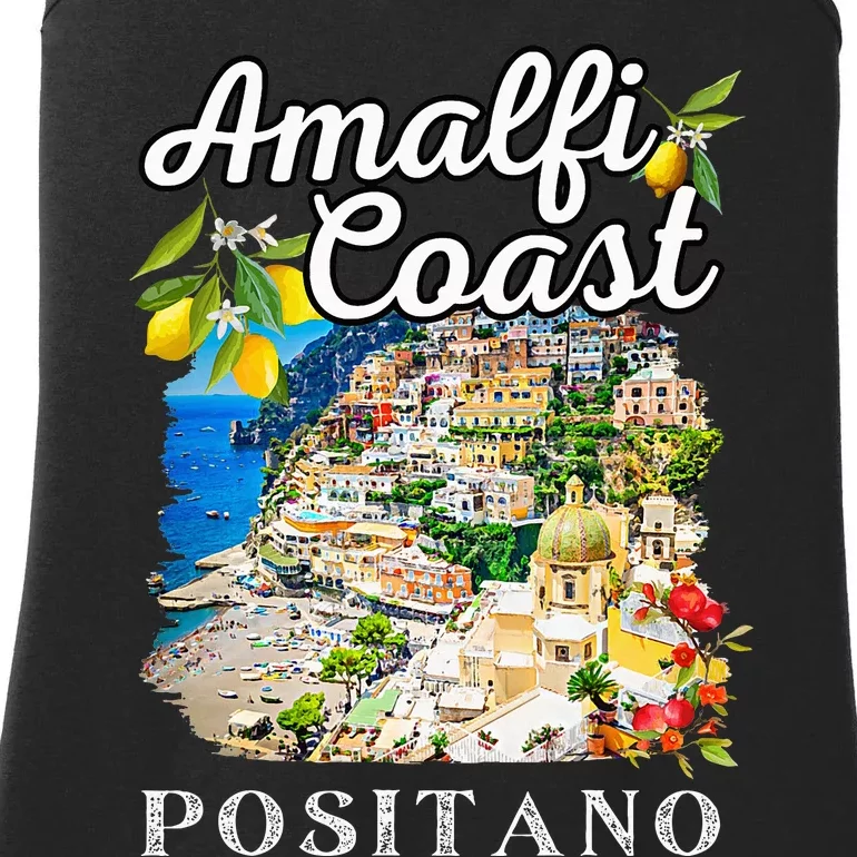 Italy Positano Amalfi Coast Positano Ladies Essential Tank