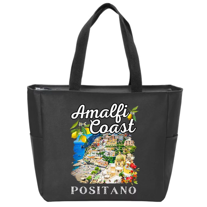 Italy Positano Amalfi Coast Positano Zip Tote Bag