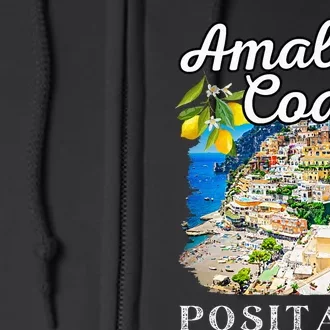 Italy Positano Amalfi Coast Positano Full Zip Hoodie