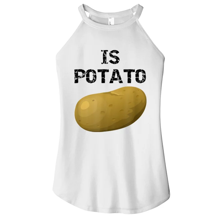 Is Potato As Seen On Late Show Television Women’s Perfect Tri Rocker Tank