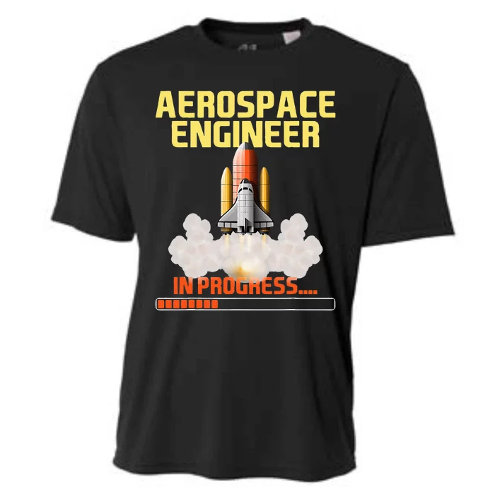 In Progress Aerospace Engineer Aeronautical Engineering Cooling Performance Crew T-Shirt