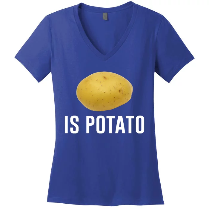 Is Potato As Seen On Late Night Television Women's V-Neck T-Shirt