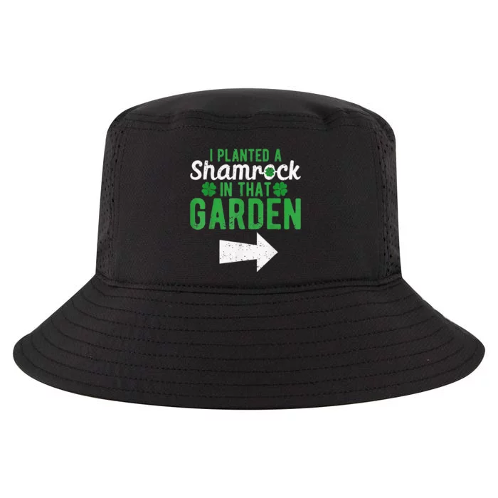 I Planted A Shamrock In That Garden Irish Pregnancy Baby Cool Comfort Performance Bucket Hat