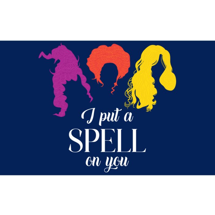 I Put A Spell On You Halloween Witch Bumper Sticker