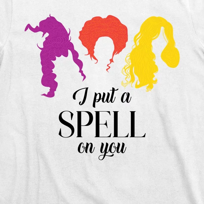 I Put A Spell On You Halloween Witch T-Shirt