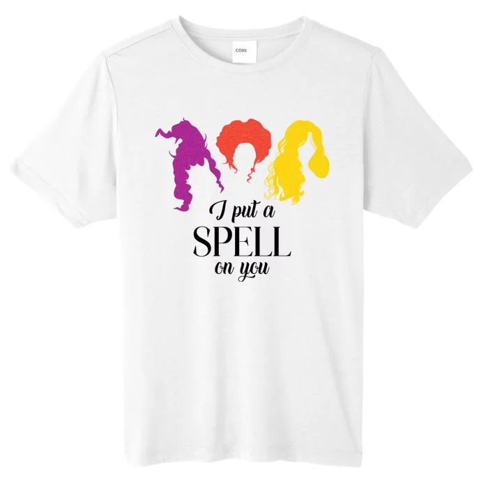 I Put A Spell On You Halloween Witch ChromaSoft Performance T-Shirt