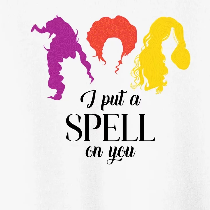 I Put A Spell On You Halloween Witch Toddler T-Shirt