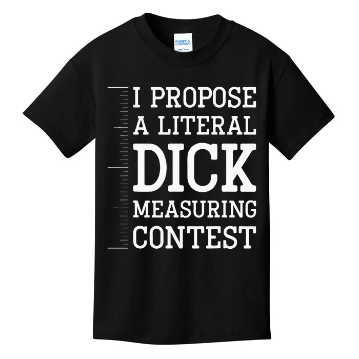 I Propose A D!ck Measuring Contest Billionaire Detestable Kids T-Shirt