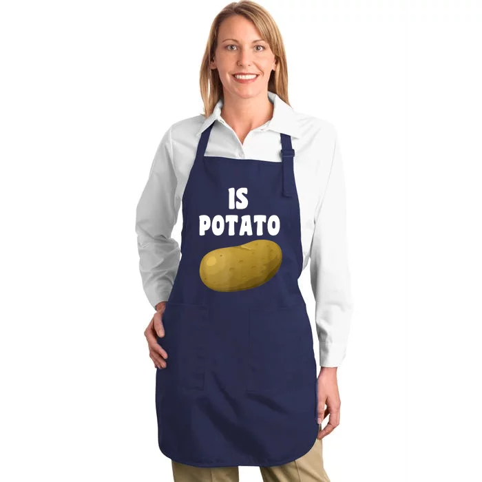 Is Potato As Seen On Late Night Television Full-Length Apron With Pocket