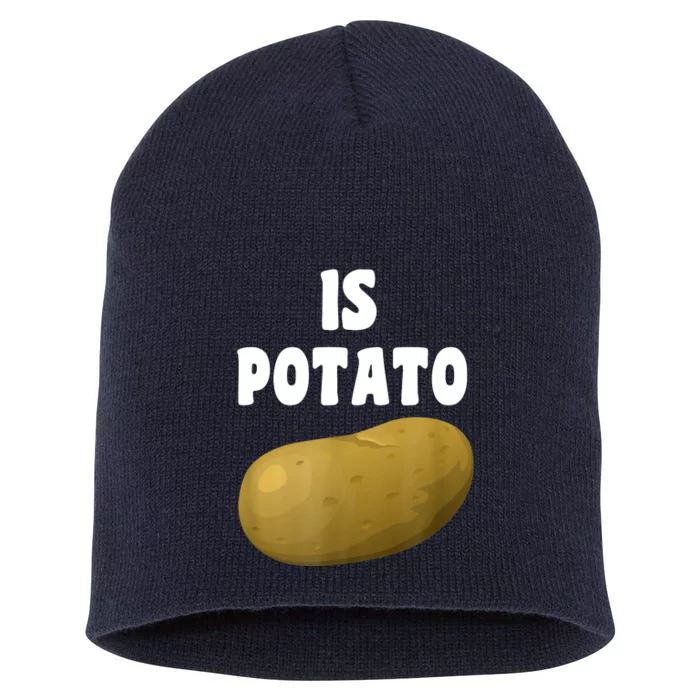 Is Potato As Seen On Late Night Television Short Acrylic Beanie