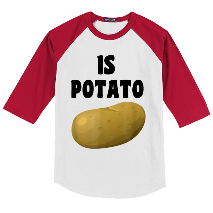 Is Potato As Seen On Late Night Television Kids Colorblock Raglan Jersey