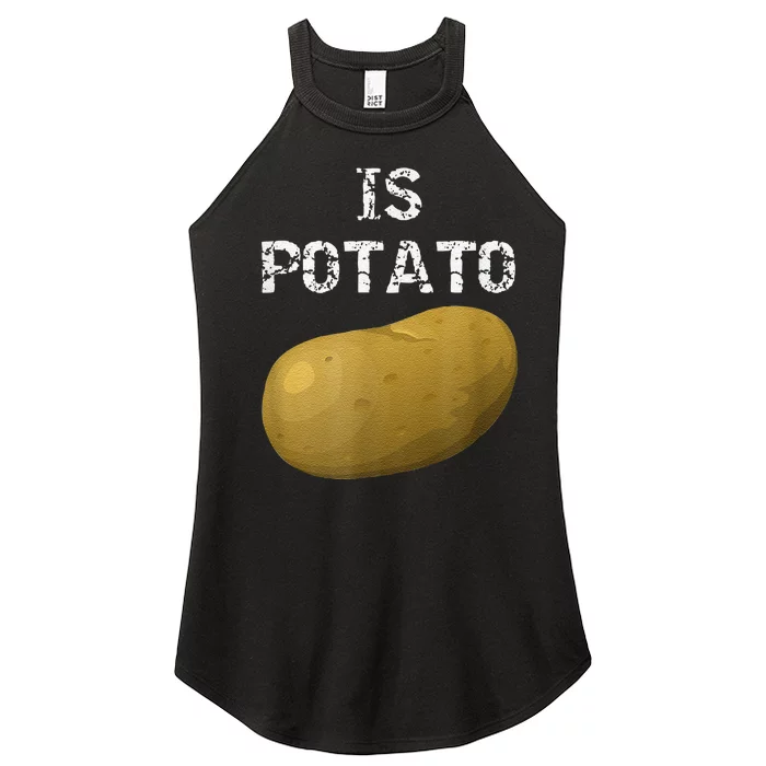 Is Potato As Seen On Late Night Television Women’s Perfect Tri Rocker Tank