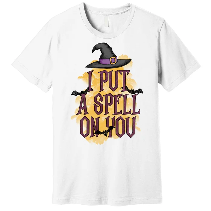 I Put A Spell On You Gift For Halloween Day Premium T-Shirt