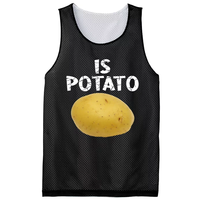 Is Potato As Seen On Late Night Television Mesh Reversible Basketball Jersey Tank