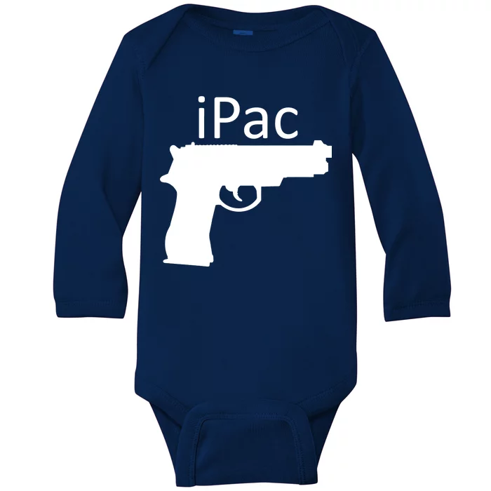 iPac Pack Gun Baby Long Sleeve Bodysuit