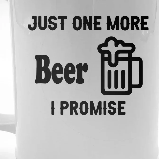 I Promise Beer Lovers Just Front & Back Beer Stein