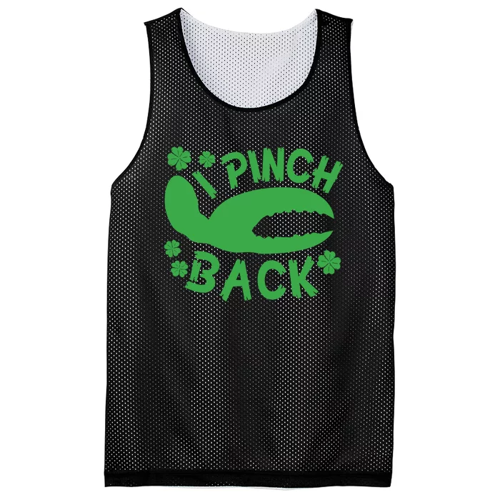 I Pinch Back Funny St Patricks Day Mesh Reversible Basketball Jersey Tank