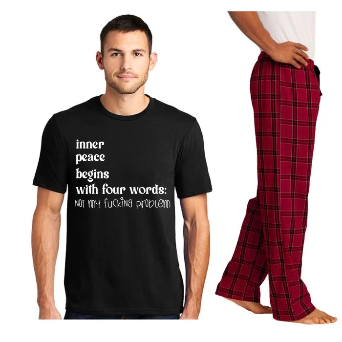 Inner Peace Begins With Four Words Pajama Set