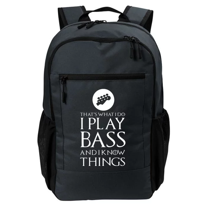 I Play Bass Funny Bass Guitar Daily Commute Backpack