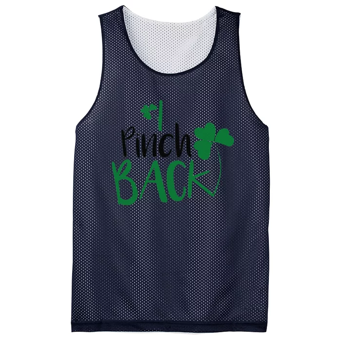 I Pinch Back Funny St. Patrick's Day Mesh Reversible Basketball Jersey Tank