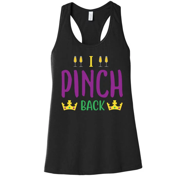 I Pinch Back Women's Racerback Tank