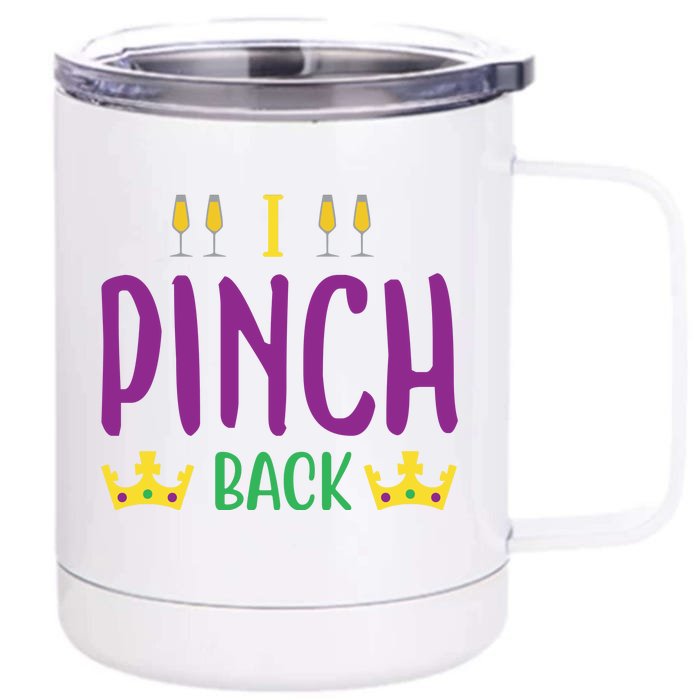 I Pinch Back Front & Back 12oz Stainless Steel Tumbler Cup