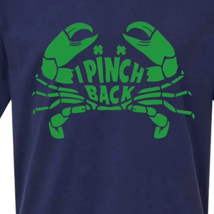 I Pinch Back Crayfish Funny St Patrick's Day Irish Day Sueded Cloud Jersey T-Shirt