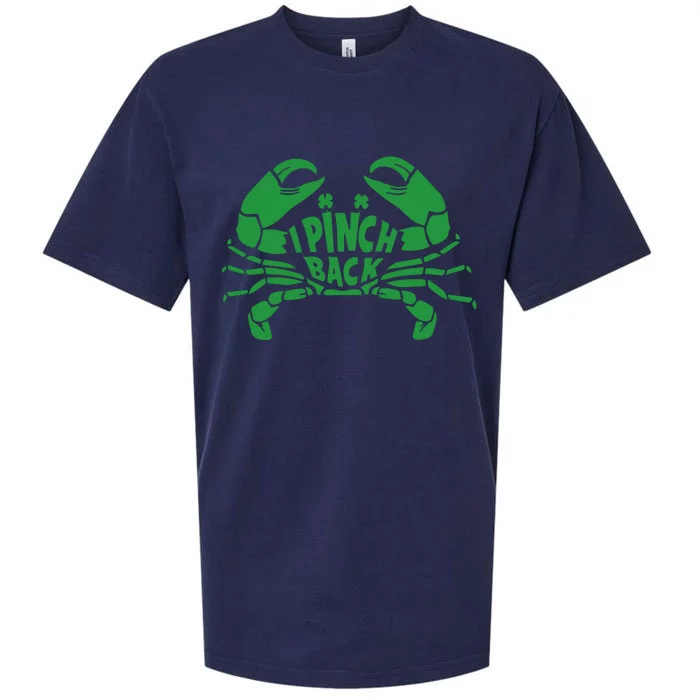 I Pinch Back Crayfish Funny St Patrick's Day Irish Day Sueded Cloud Jersey T-Shirt