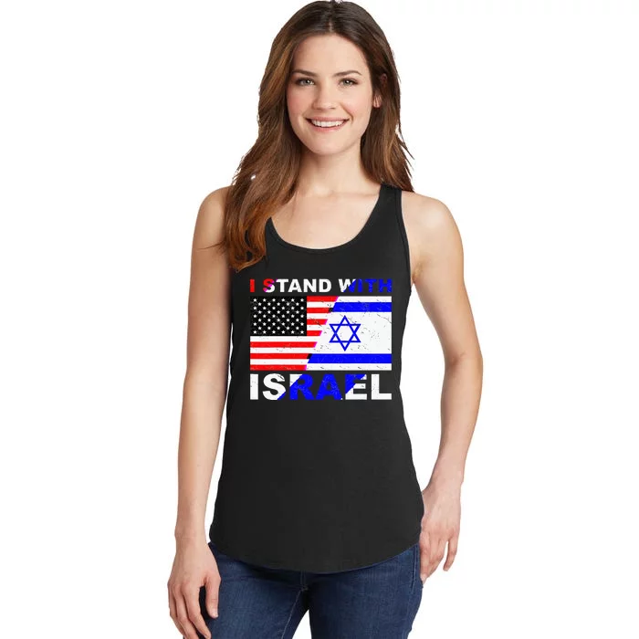 Israeli Palestinian Conflict Pro Israel Ladies Essential Tank