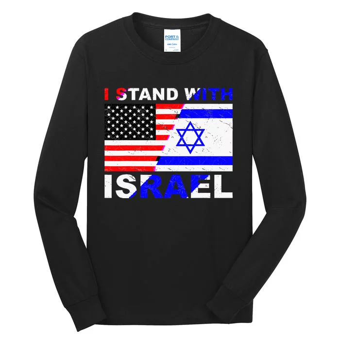 Israeli Palestinian Conflict Pro Israel Tall Long Sleeve T-Shirt