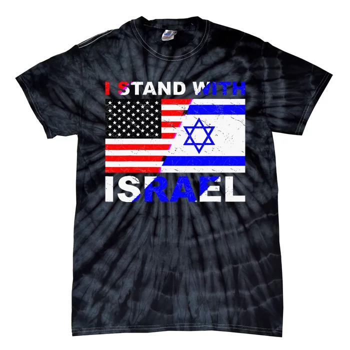 Israeli Palestinian Conflict Pro Israel Tie-Dye T-Shirt